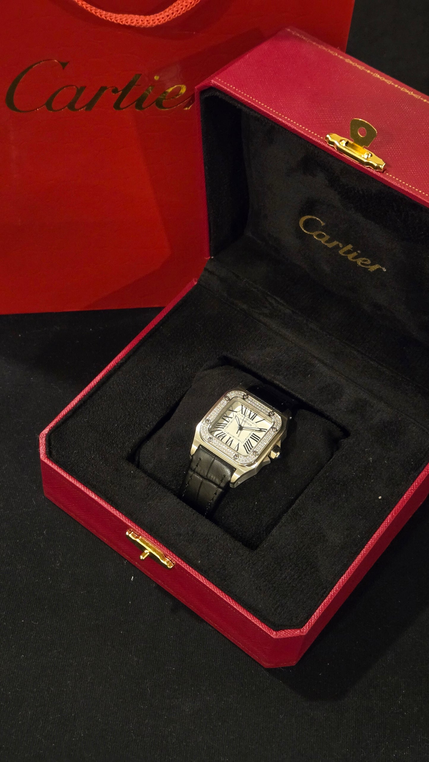 CARTIER - SANTOS W BW