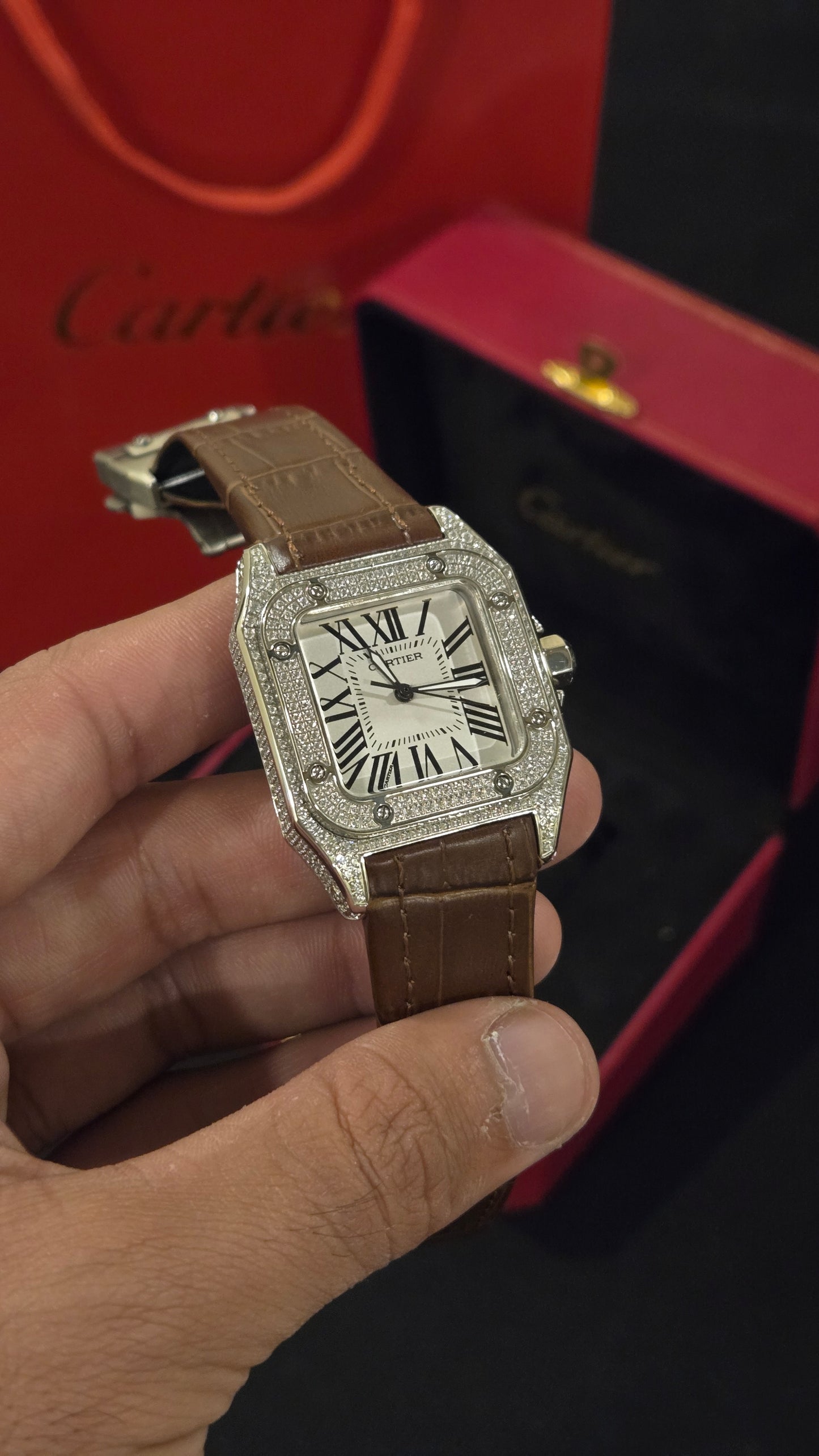 CARTIER - SANTOS W BRW