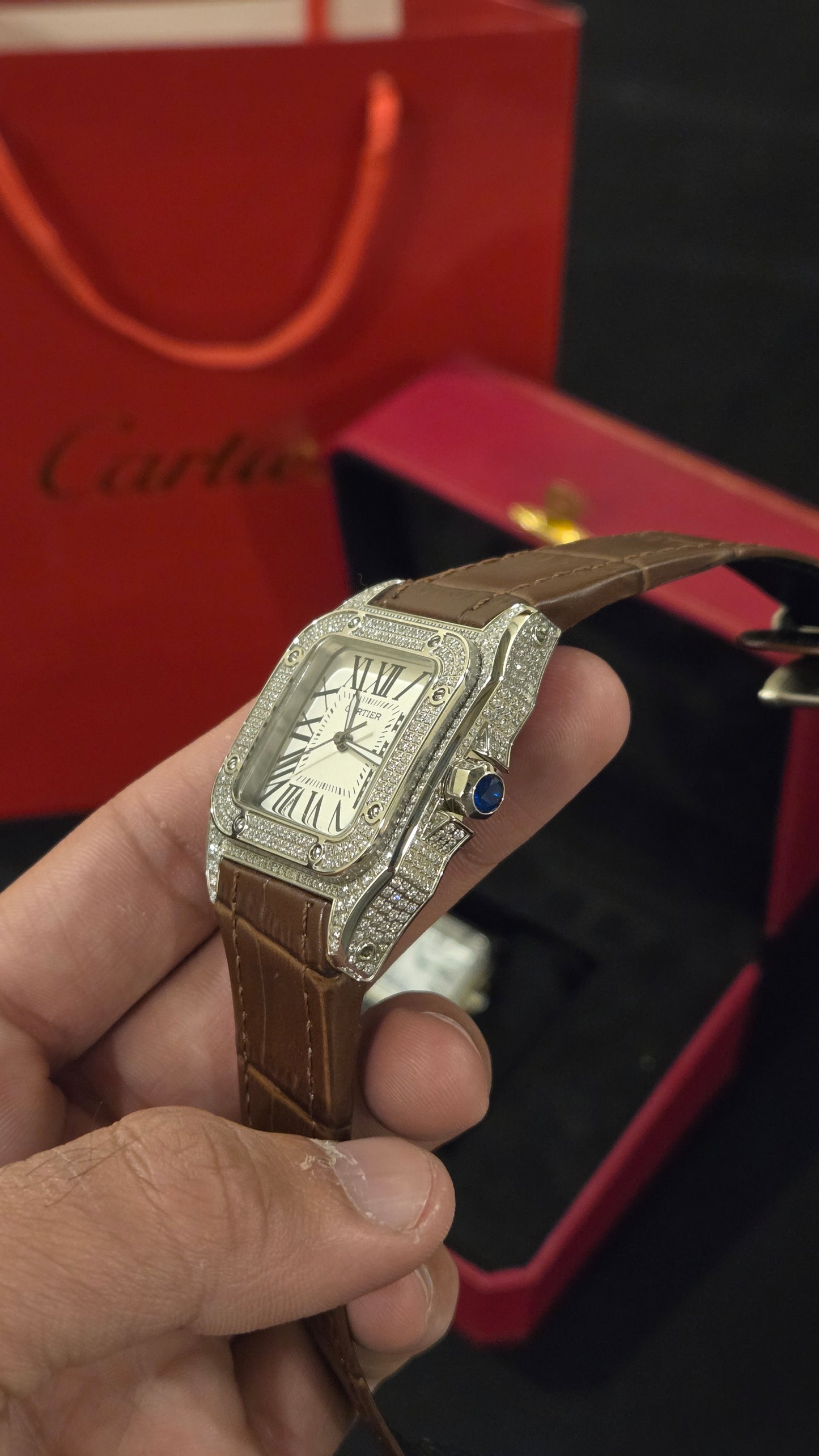 CARTIER - SANTOS W BRW