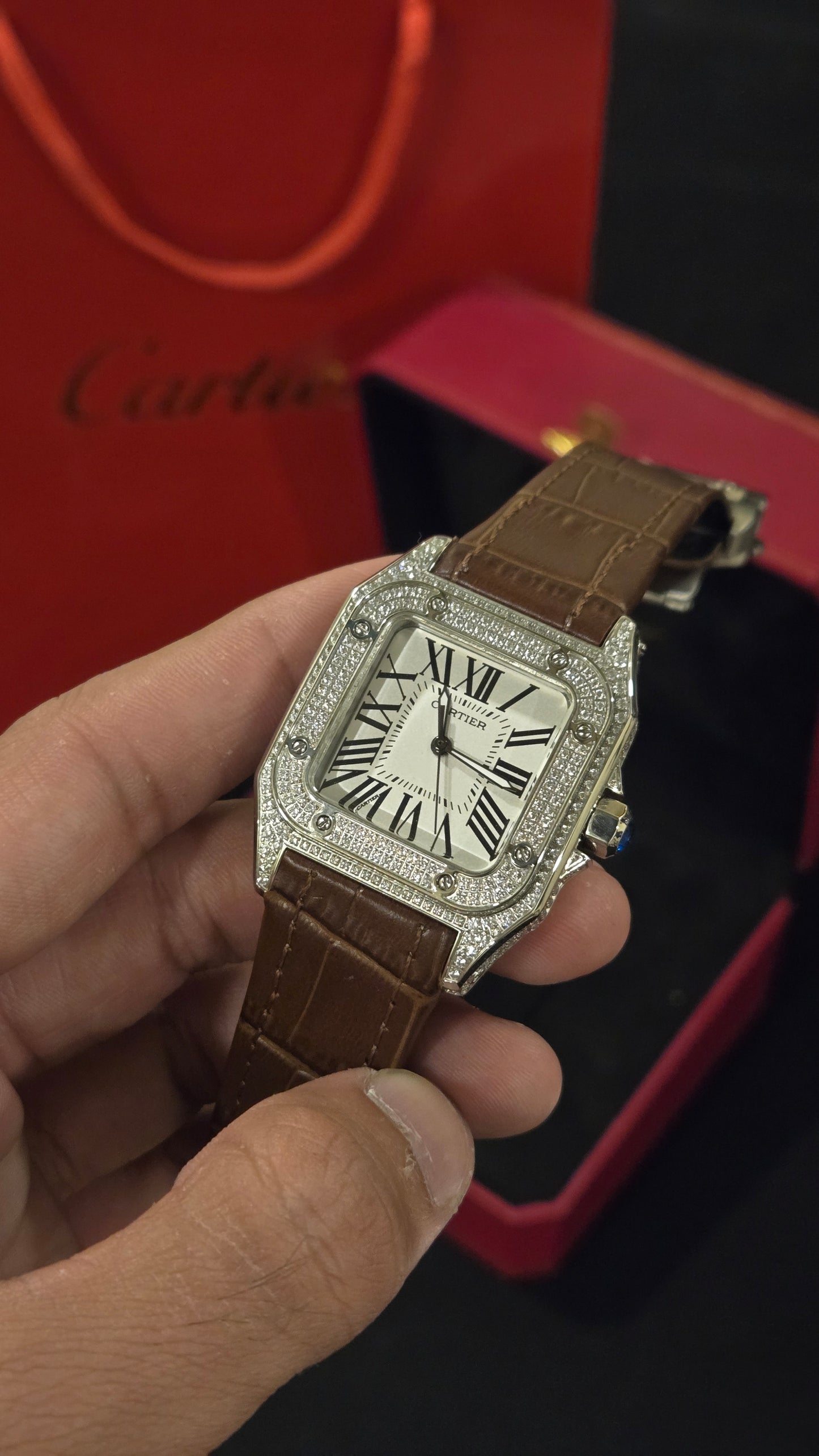 CARTIER - SANTOS W BRW