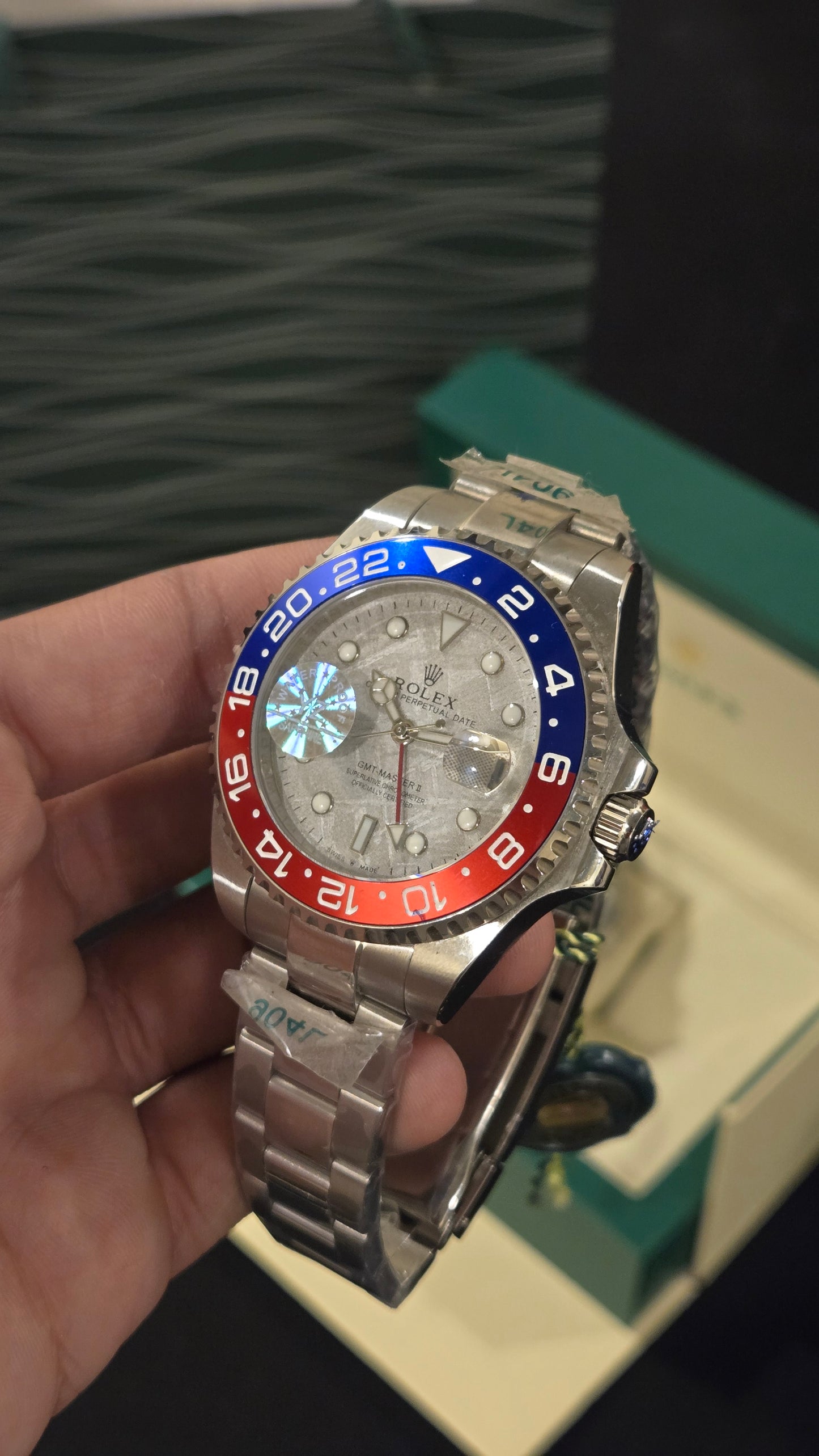 ROLEX -GMT MATEORITE